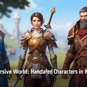 Forging Immersive Worlds: Handcrafted Characters in Modern RPGs