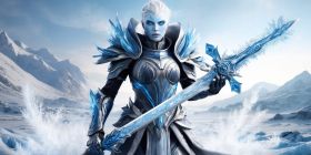 Frostbound Elegance: Unveiling the Next Iconic Cryo Warrior