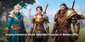 Forging Immersive Worlds: Handcrafted Characters in Modern RPGs