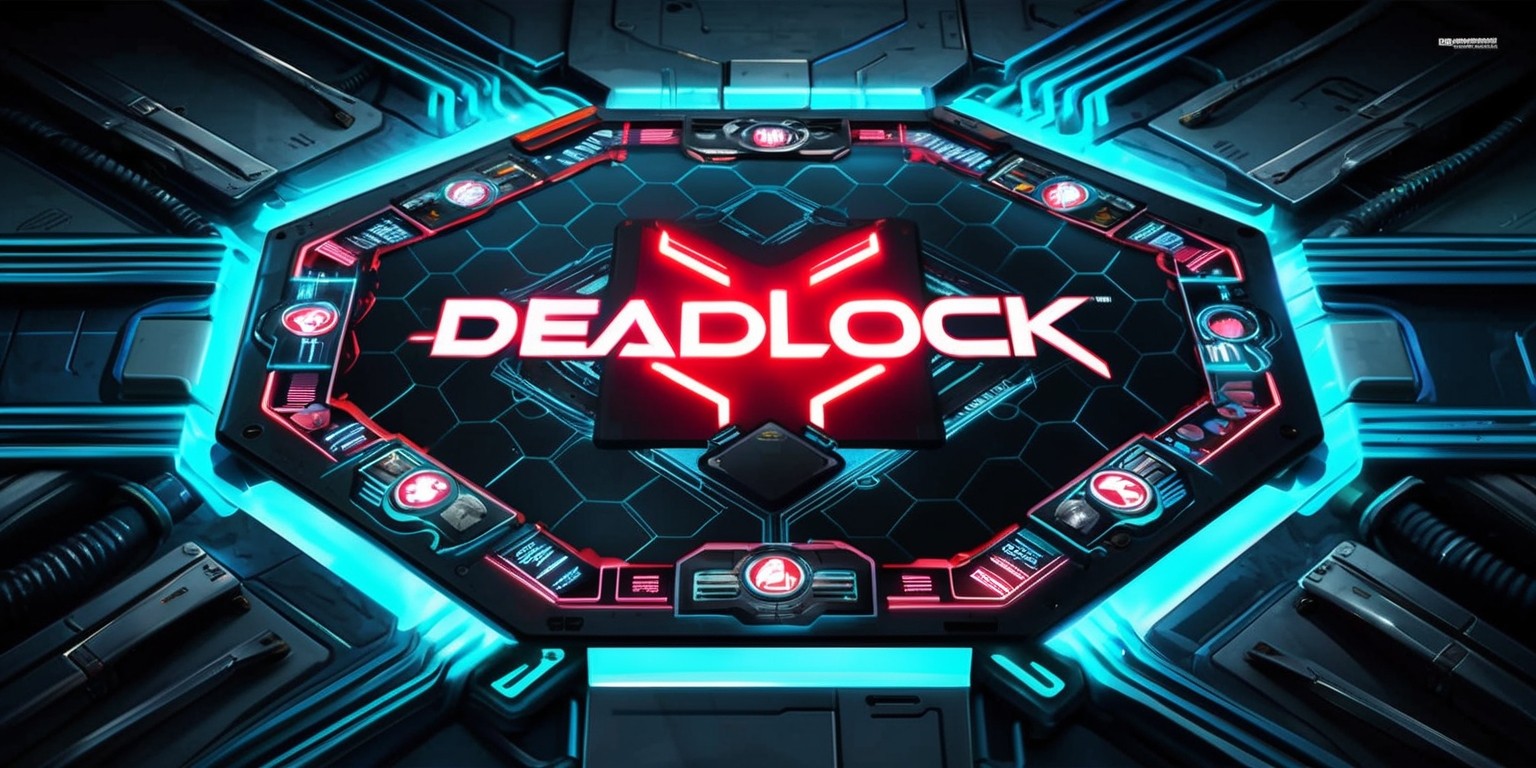 A futuristic, high-tech illustration depicting a fictional board game called 