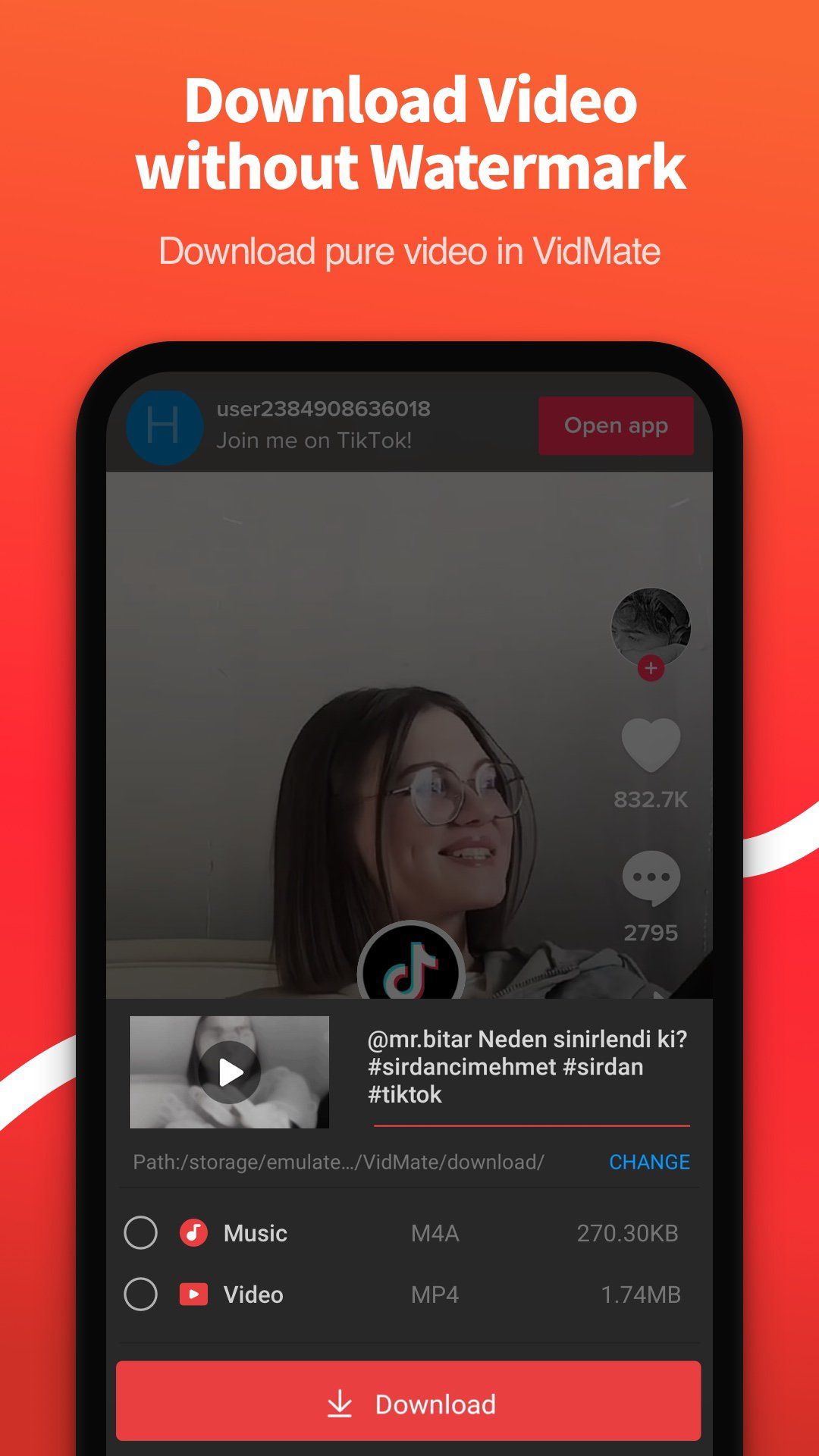 VidMate HD Video Downloader & Live TV Screenshot