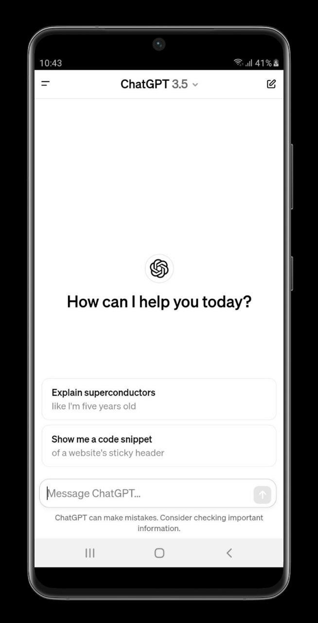 ChatGPT Screenshot