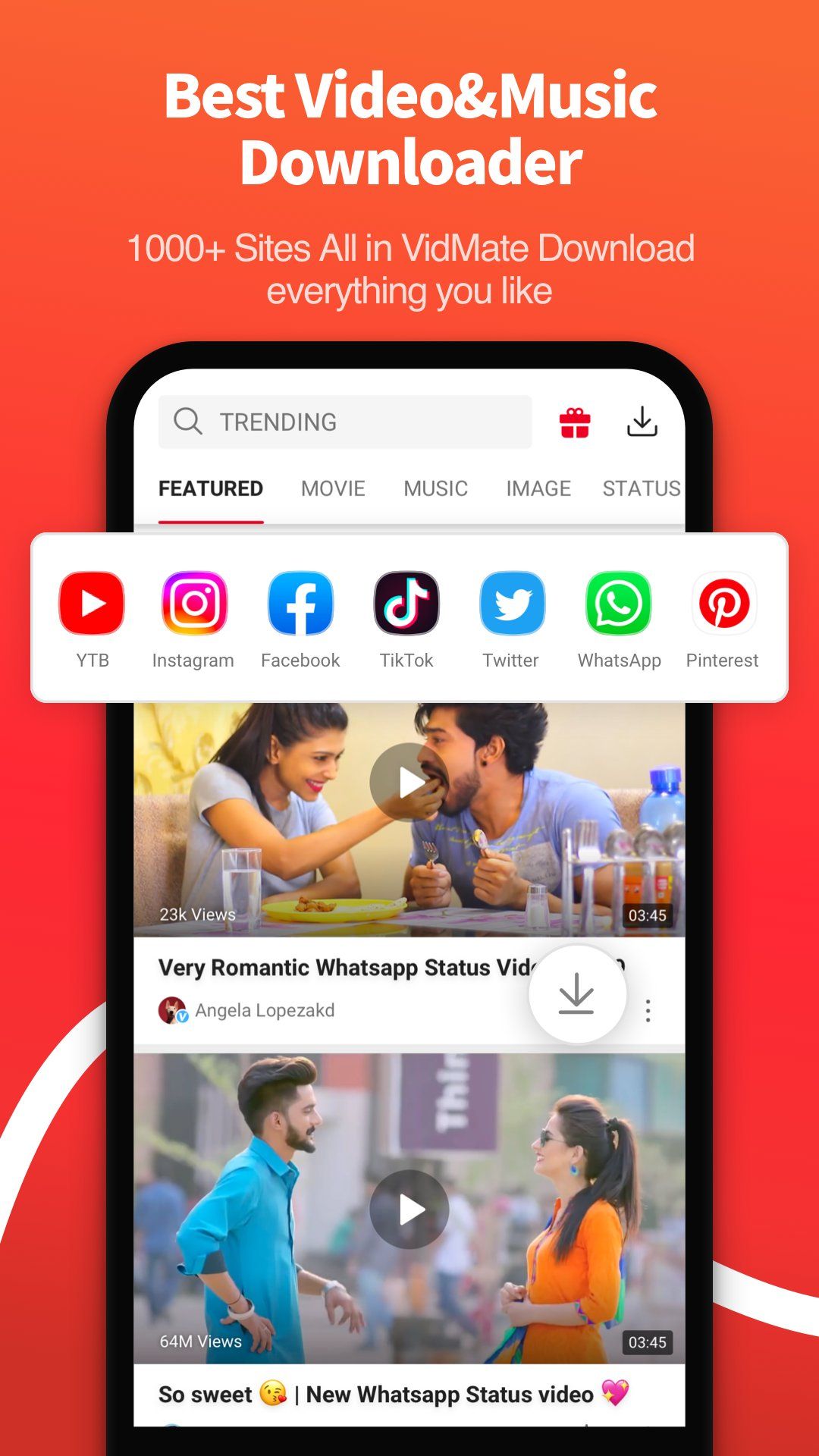 VidMate HD Video Downloader & Live TV Screenshot