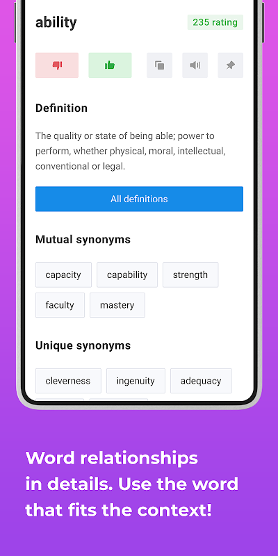 Power Thesaurus Screenshot