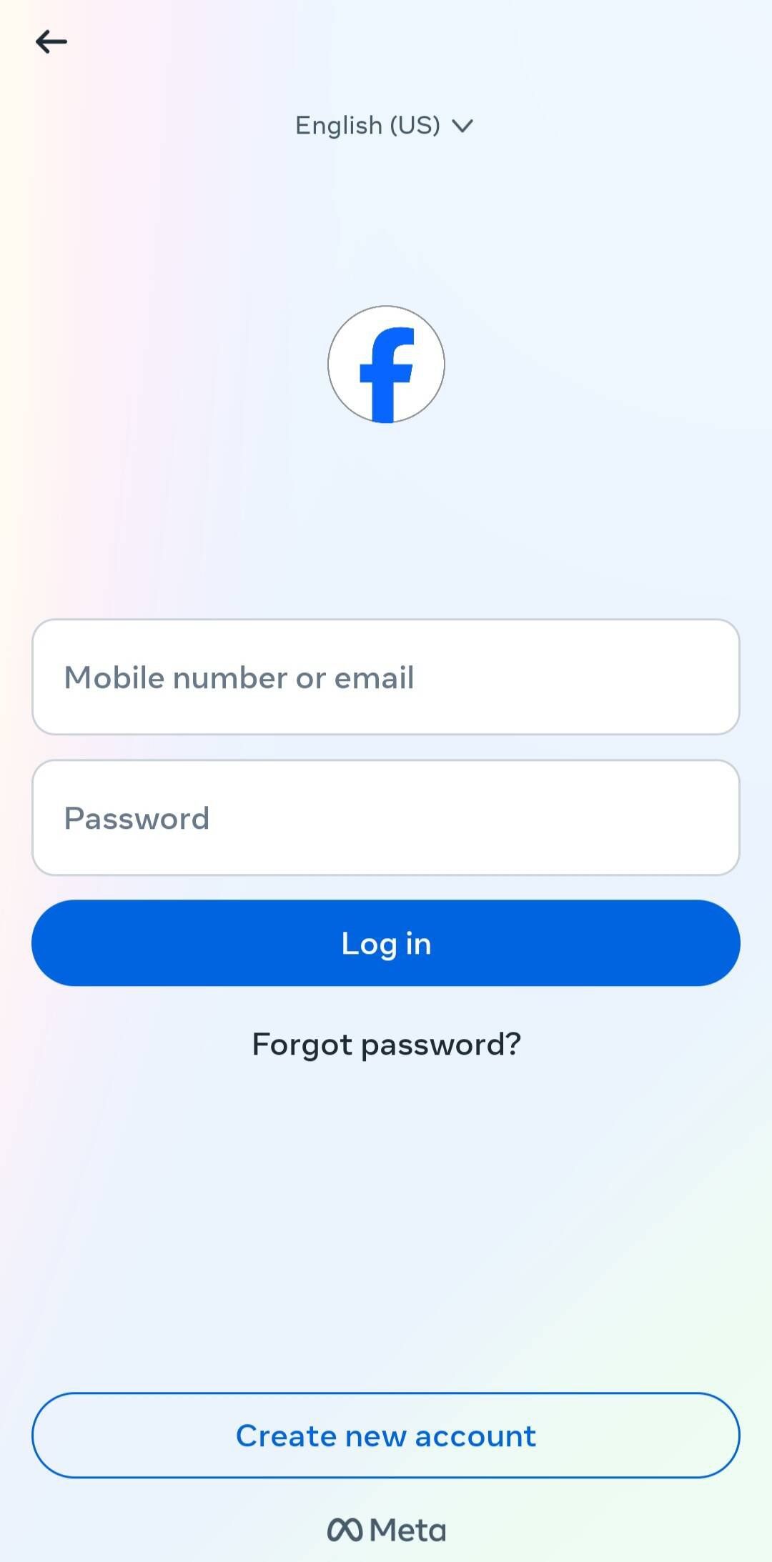 Facebook Lite Screenshot