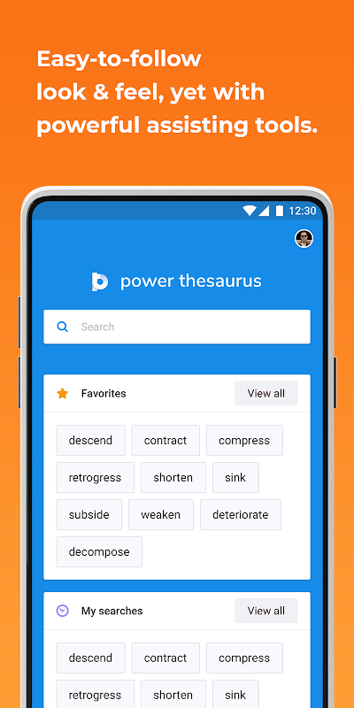 Power Thesaurus Screenshot