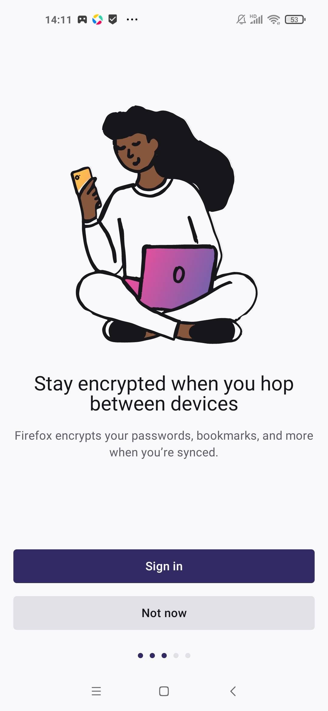 Firefox Fast & Private Browser Screenshot