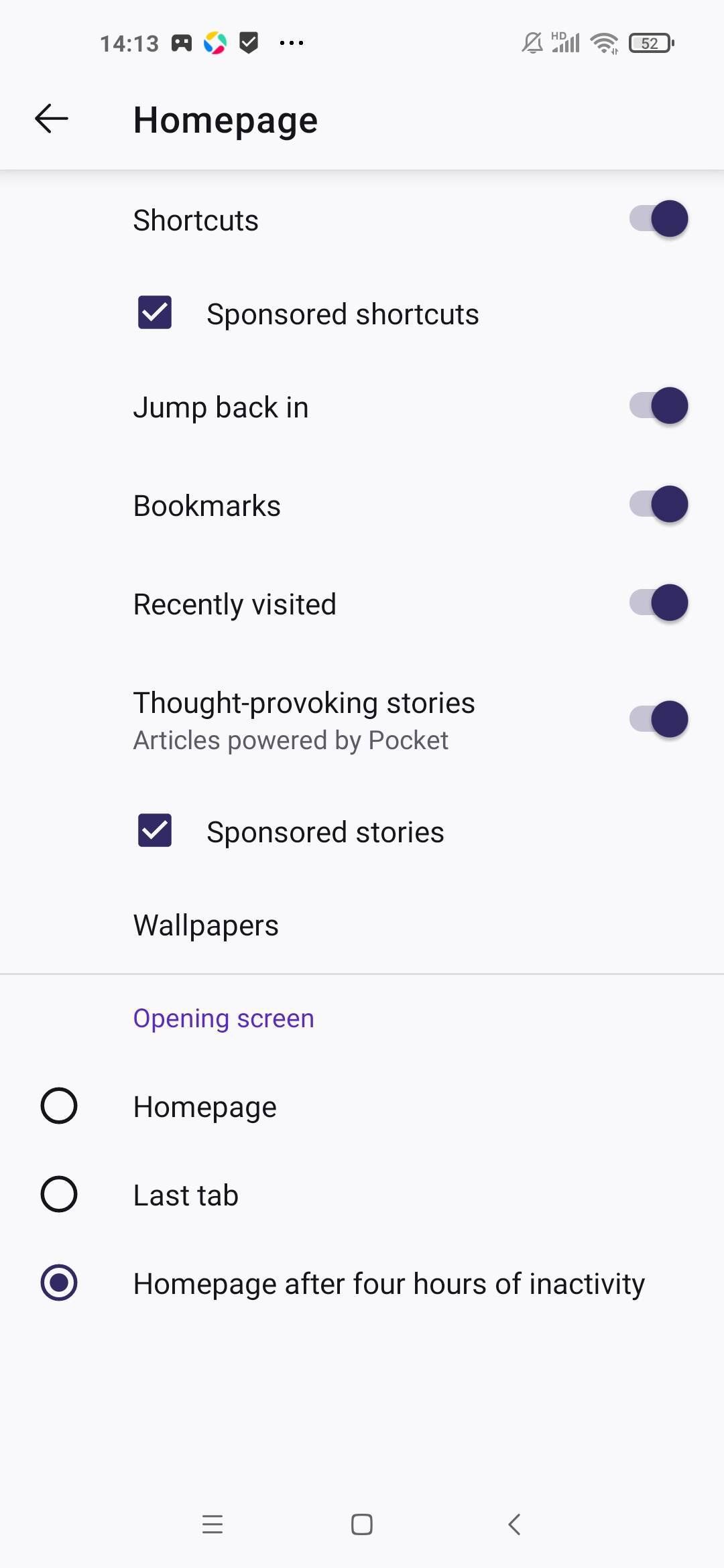 Firefox Fast & Private Browser Screenshot
