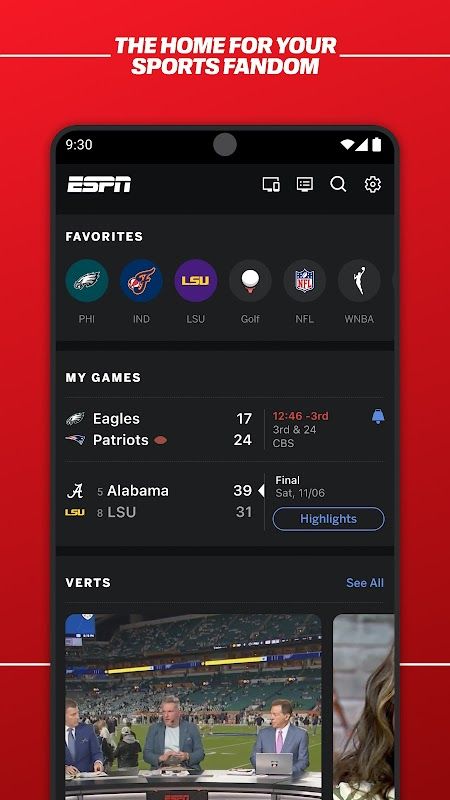 ESPN Screenshot