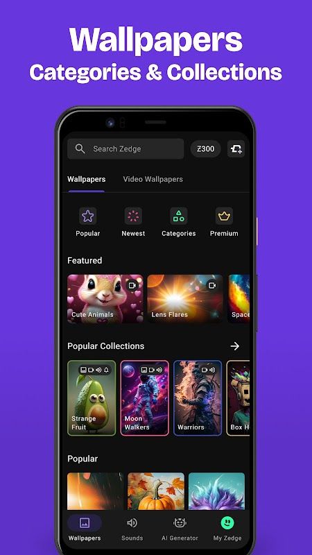 Zedge™ Wallpapers & Ringtones Screenshot