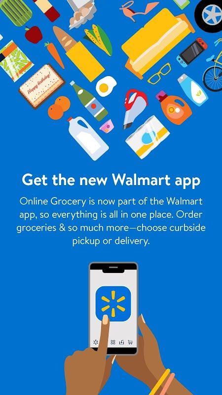 Walmart Grocery Screenshot